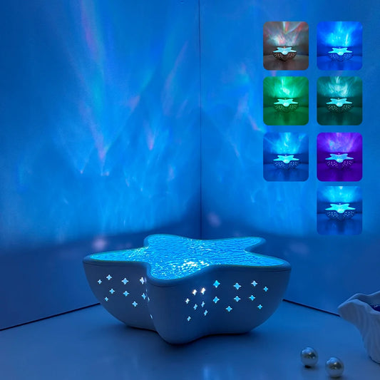 Ocean wave projection lamp