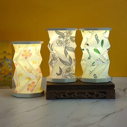 Foldable travel desk lamp