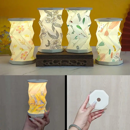 Foldable travel desk lamp